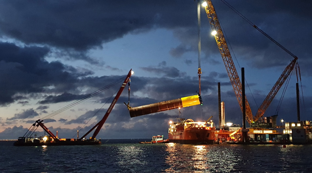 Construction Wind farm Fryslân