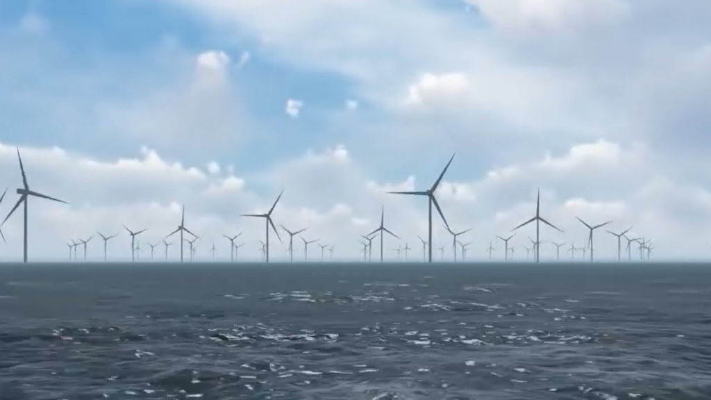 Preview Wind farm Fryslân on sea